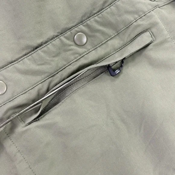 686 Everywhere Collection Snap Up Shirt Men Small Green Lightweight Long Sleeve - Picture 7 of 16